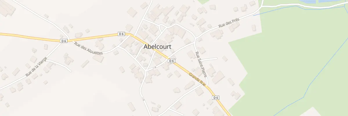 Plan du 14 Grand Rue à Abelcourt