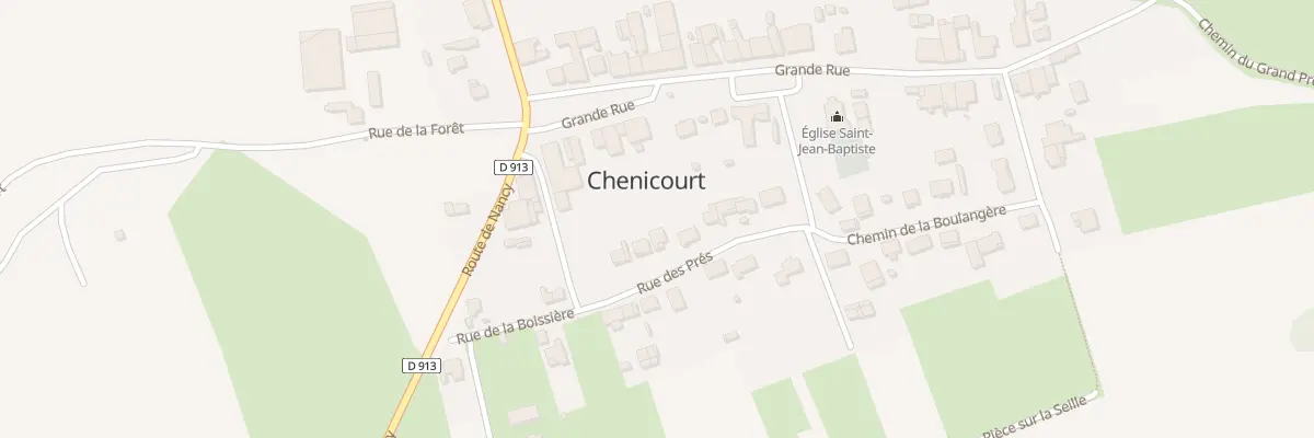 Plan du 7 Rue des Prés à Chenicourt
