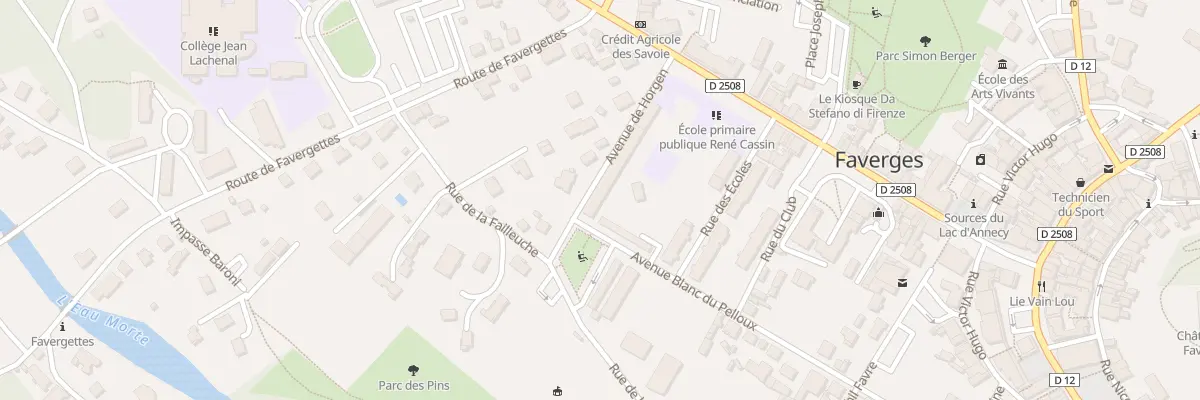 Plan du 123 Av de Horgen à Faverges-Seythenex