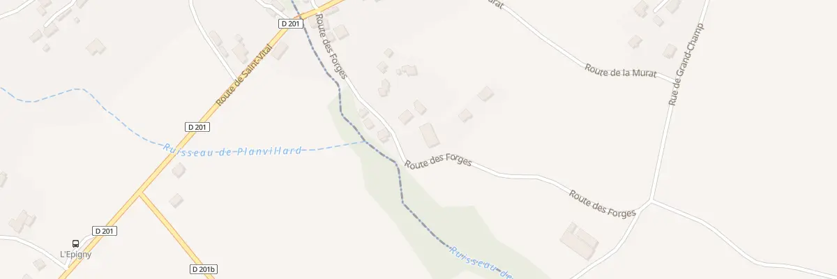 Plan du 5037 Sous les Chavannes à Saint-Vital