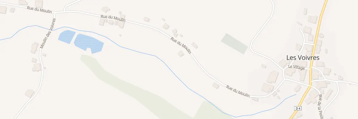 Plan du 409 Rue du Moulin aux Voivres
