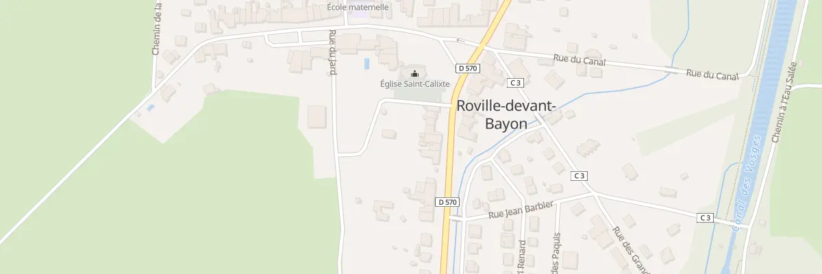 Plan du 14B Av du Général Leclerc à Roville-devant-Bayon