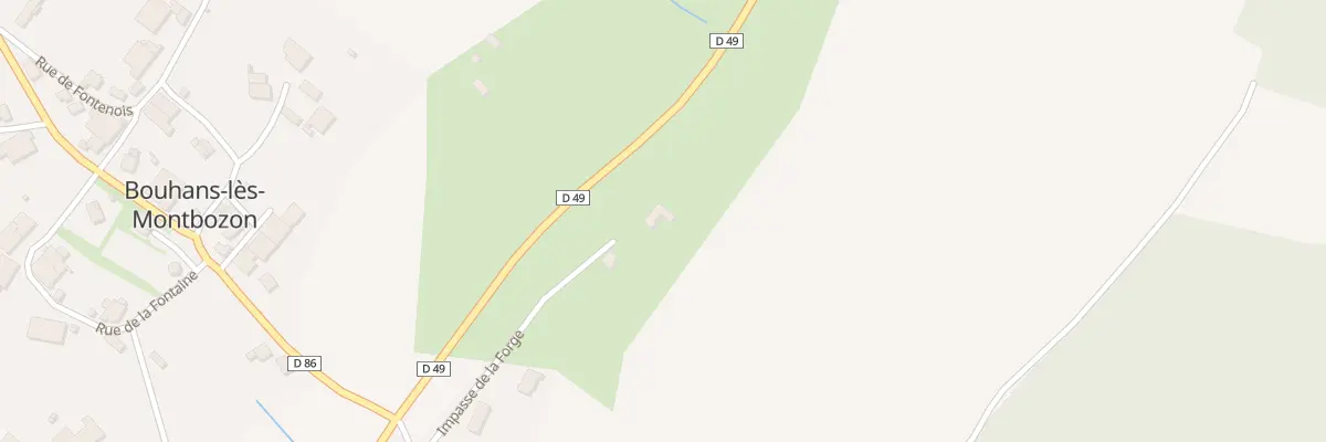 Plan du 230 Rue de la Forge à Bouhans-lès-Montbozon