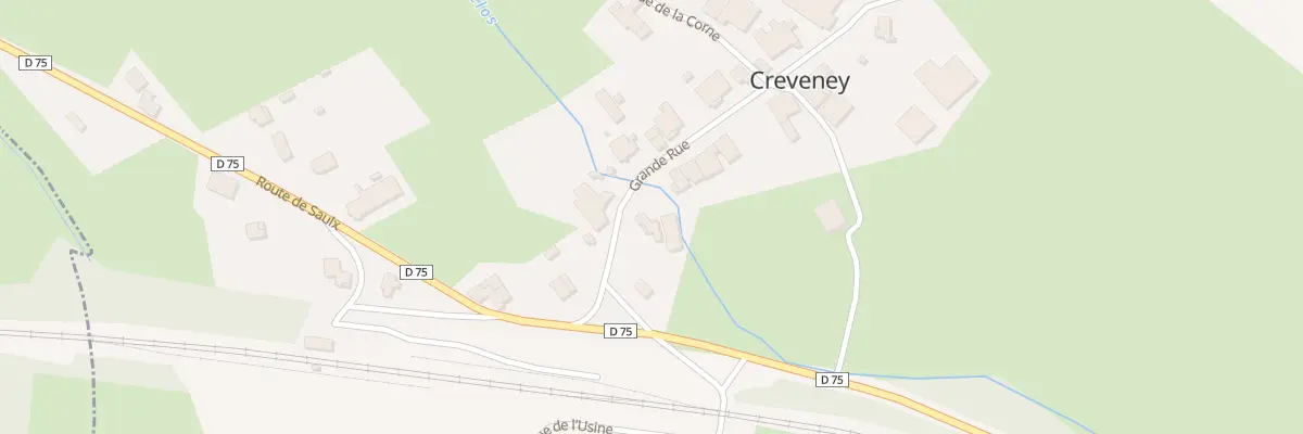Plan du 4 Grande Rue à Creveney