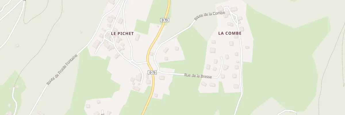 Plan du 5329 La Bresse à Saint-Georges-d’Hurtières
