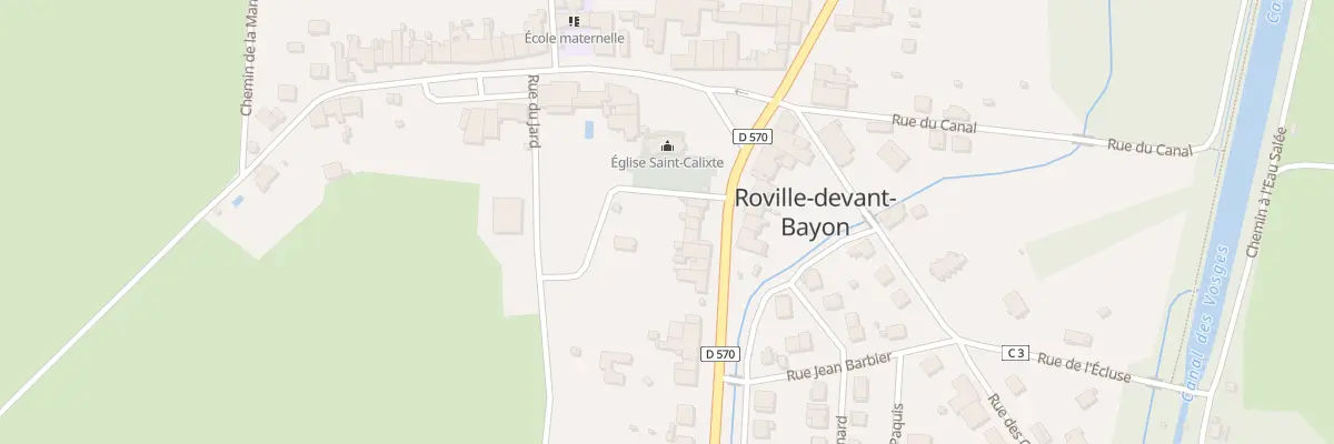 Plan du 15 Av du Général Leclerc à Roville-devant-Bayon