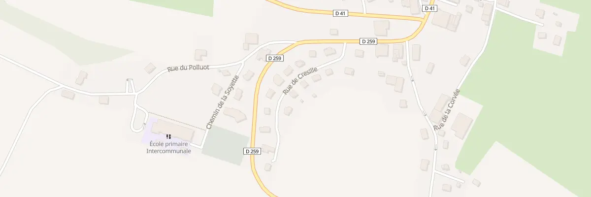 Plan du 9 Rue de Cresille à Ouhans