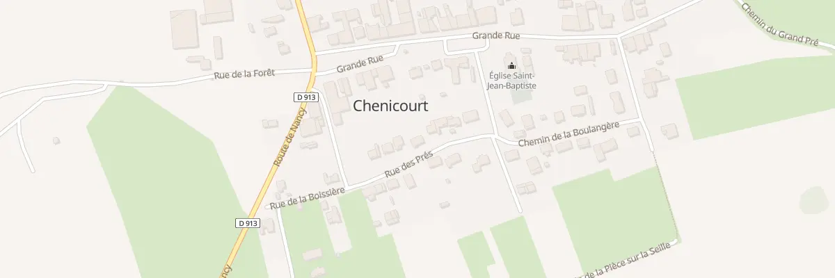 Plan du 9 Rue des Prés à Chenicourt