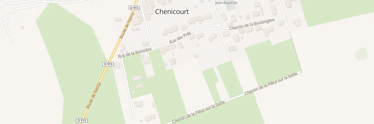 Plan du 14 Rue des Prés à Chenicourt