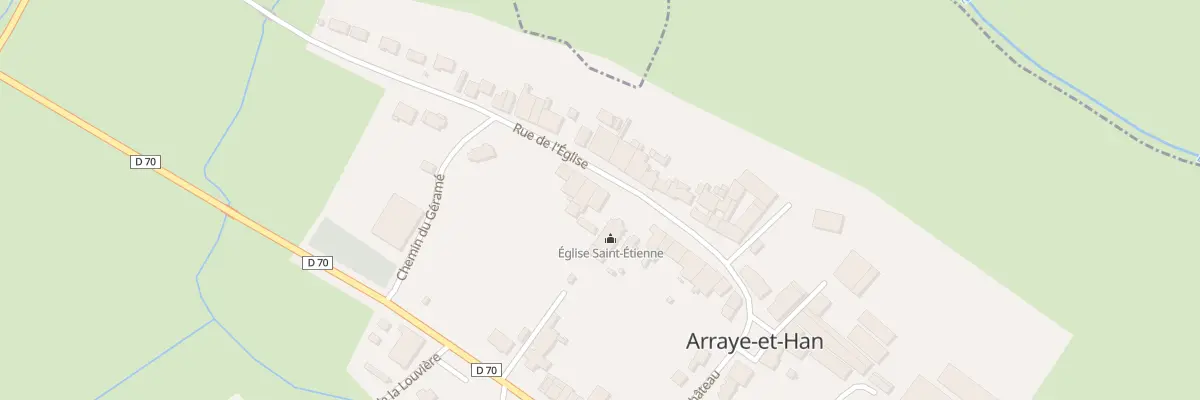 Plan du 15 Rue de l’Eglise à Arraye-et-Han