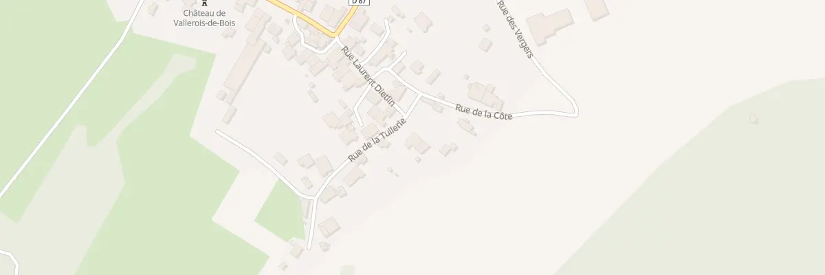 Plan du 1 Rue de la Tuilerie à Vallerois-le-Bois