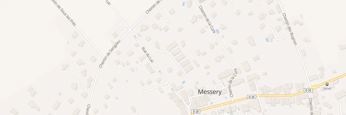 Plan du 20 Rue du lac à Messery