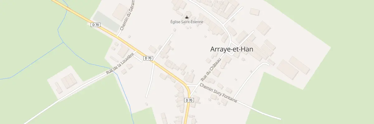 Plan du 7T Rue de Lunéville à Arraye-et-Han