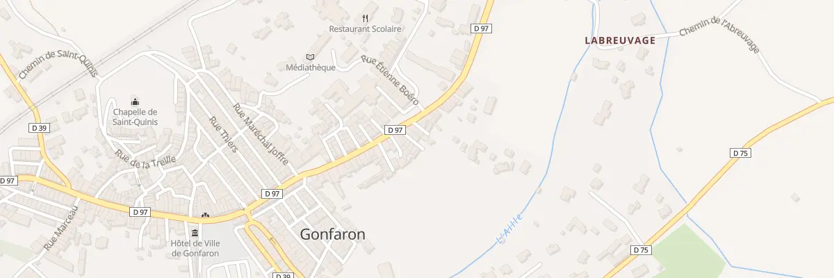 Plan du 7 Imp Courbet à Gonfaron