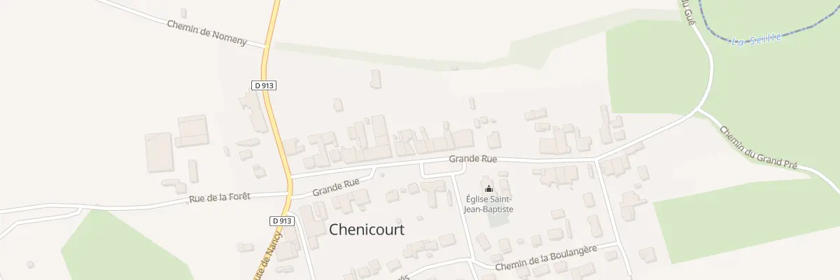 Plan du 19 Grande Rue à Chenicourt
