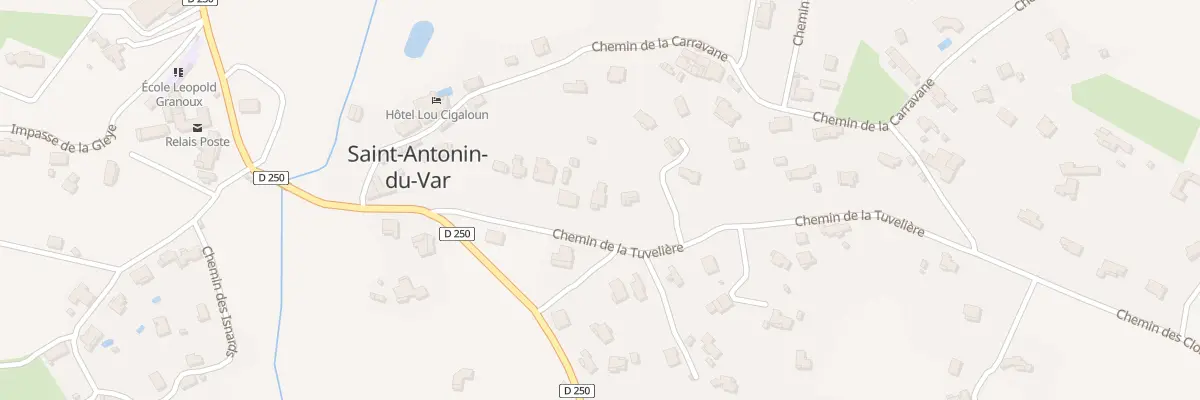 Plan du 101 Che de la Tuvelière à Saint-Antonin-du-Var