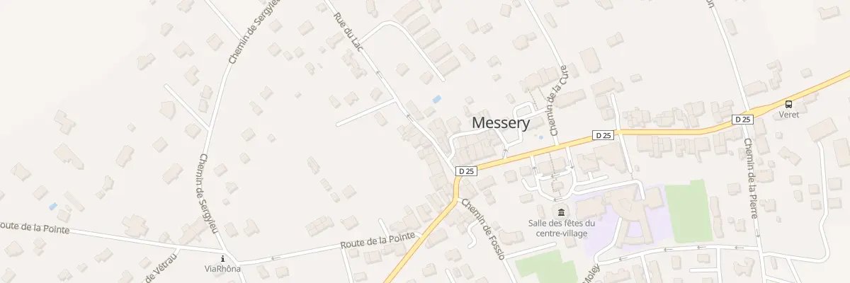 Plan du 9 Rue du lac à Messery