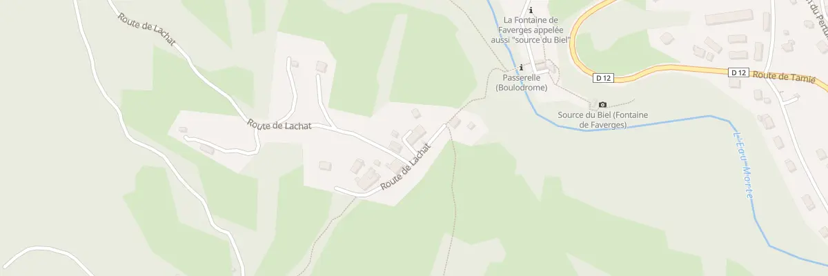 Plan du 811 Rte de Lachat à Faverges-Seythenex