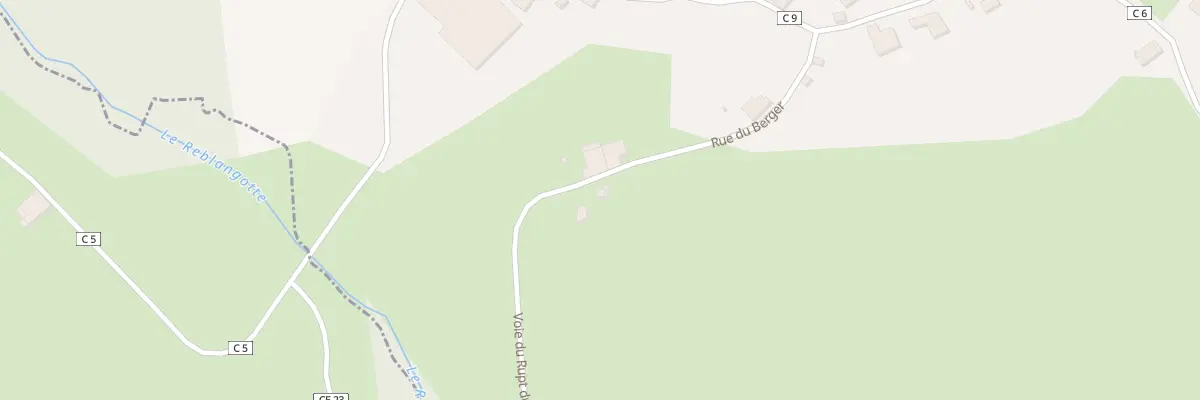 Plan du 9 Rue du Berger à Dommartin-aux-Bois