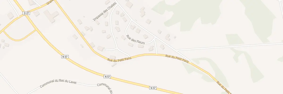 Plan du 8 Rue des Fleurs à Fallerans