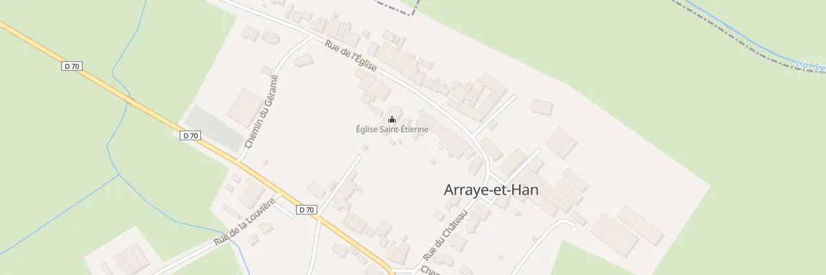 Plan du 11 Rue de l’Eglise à Arraye-et-Han