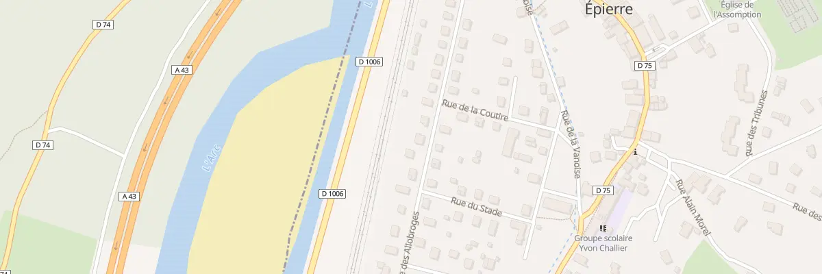 Plan du 246 Rue des Allobroges à Épierre