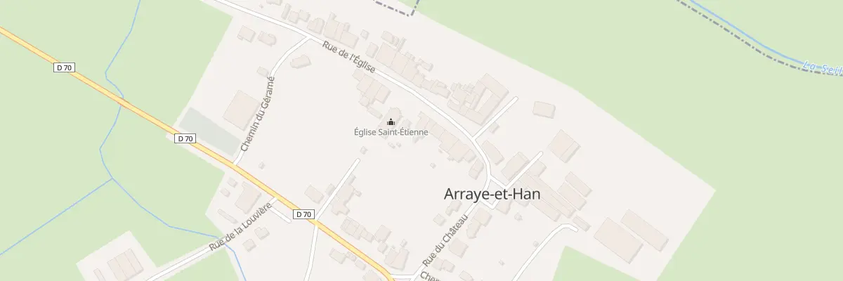 Plan du 9 Rue de l’Eglise à Arraye-et-Han