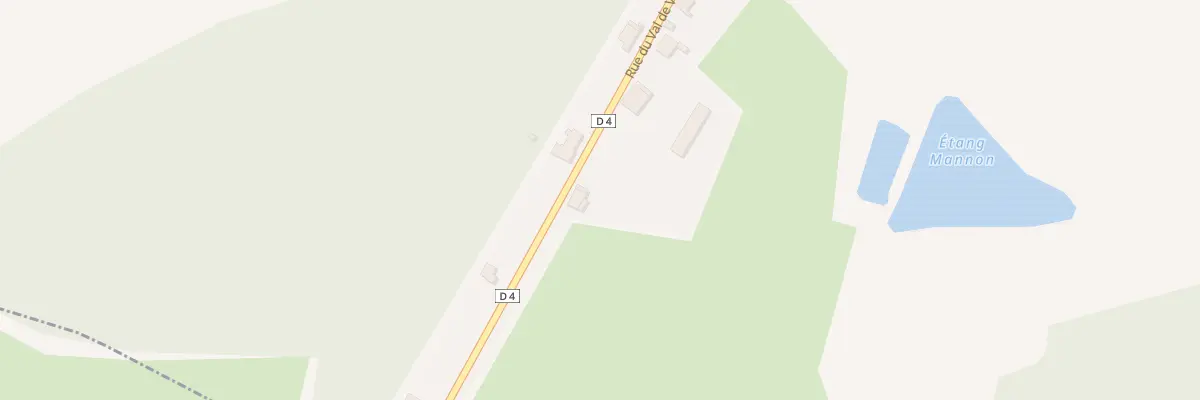 Plan du 621 Rue du Val de Vôge aux Voivres