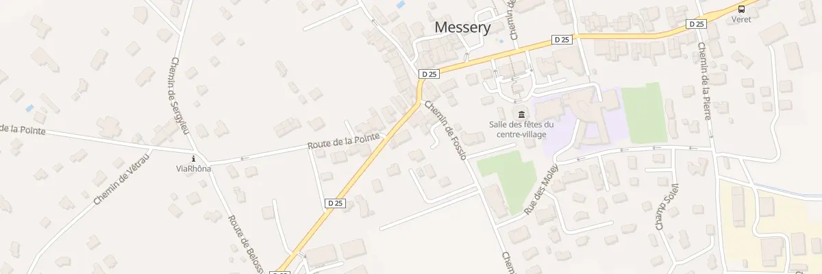 Plan du 27 Rue du bourg à Messery