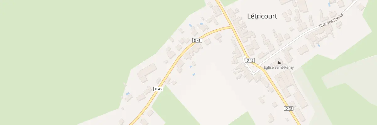 Plan du 17 Rue des Batignolles à Létricourt
