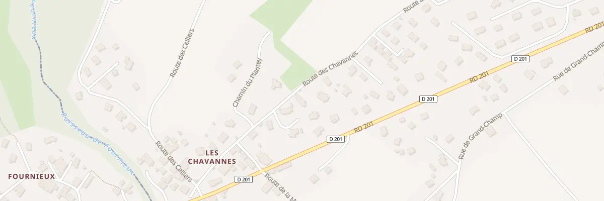 Plan du 665 Rte des Chavannes à Saint-Vital