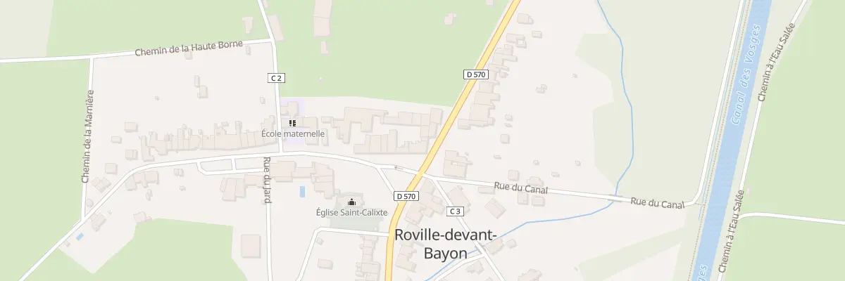 Plan du 28 Av du Général Leclerc à Roville-devant-Bayon