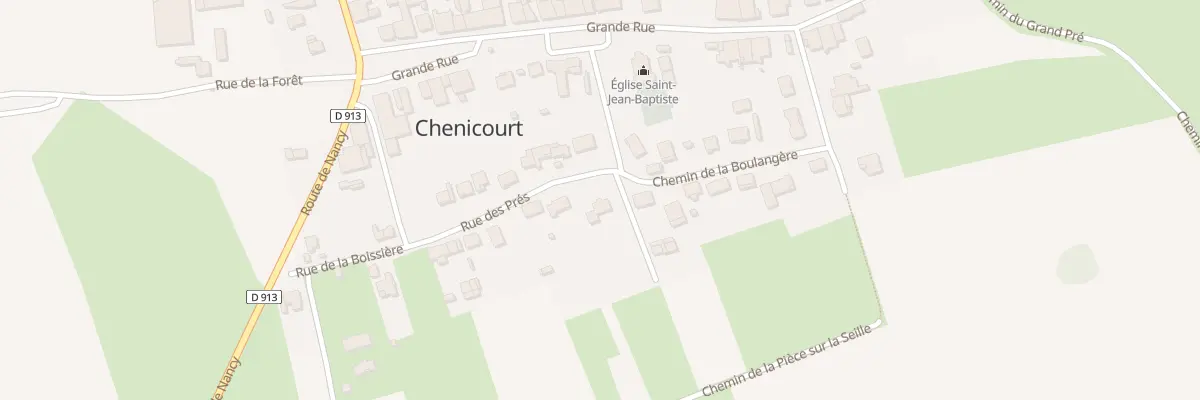 Plan du 20 Rue des Prés à Chenicourt