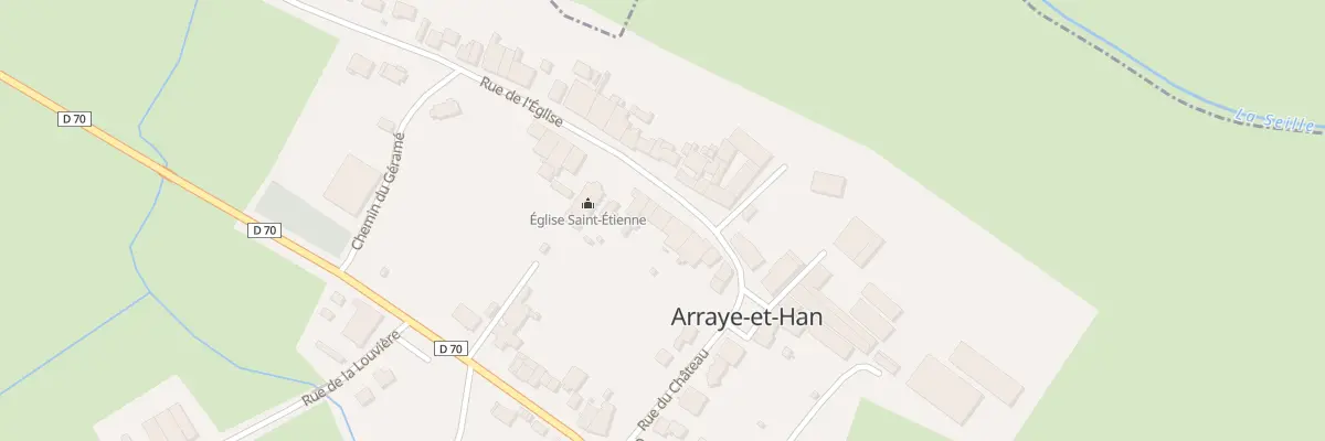 Plan du 7 Rue de l’Eglise à Arraye-et-Han