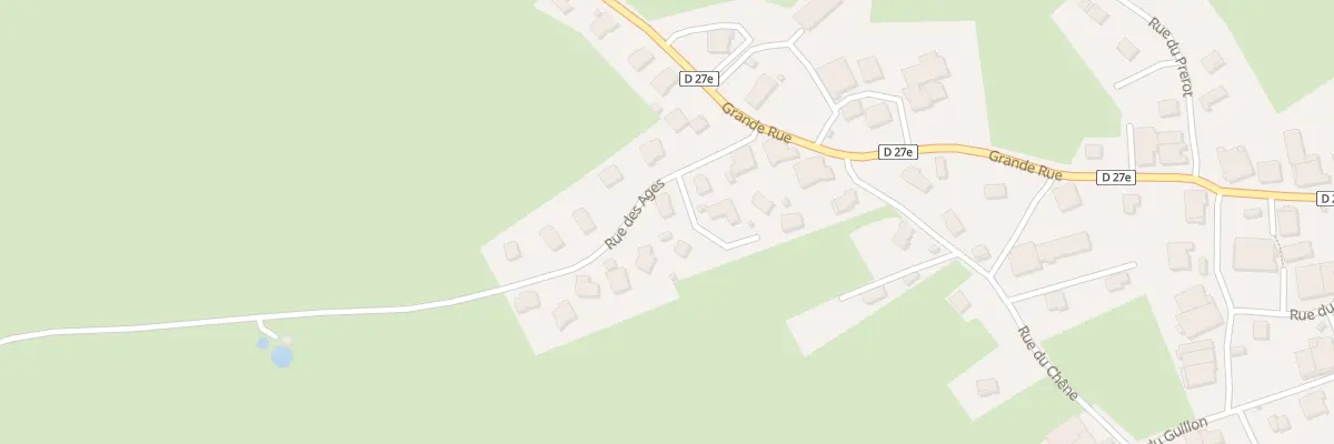 Plan du 2 Derriere chez Gaulard à Vernierfontaine