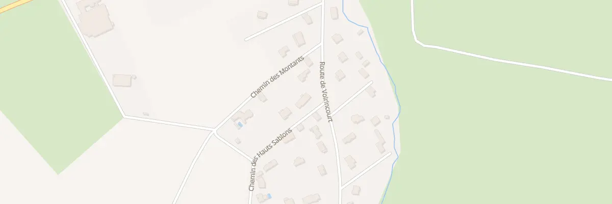 Plan du 2 Chem des Hauts Sablons à Laneuvelotte