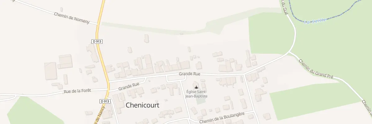 Plan du 27 Gr Grande Rue à Chenicourt
