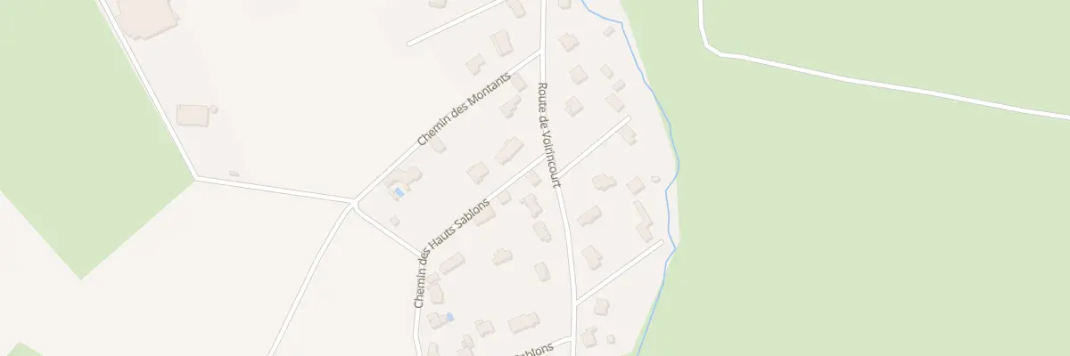 Plan du 20 Rte de Voirincourt à Laneuvelotte