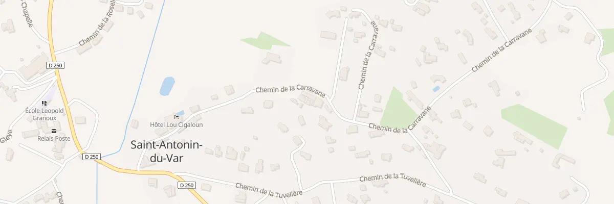 Plan du 304 Che de la Carravane à Saint-Antonin-du-Var