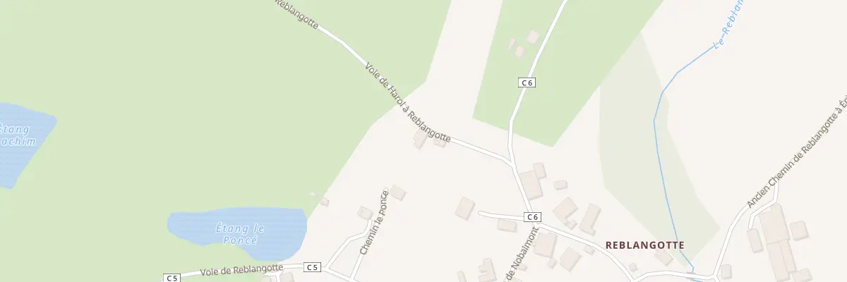 Plan du 33 Reblangotte à Charmois-l’Orgueilleux