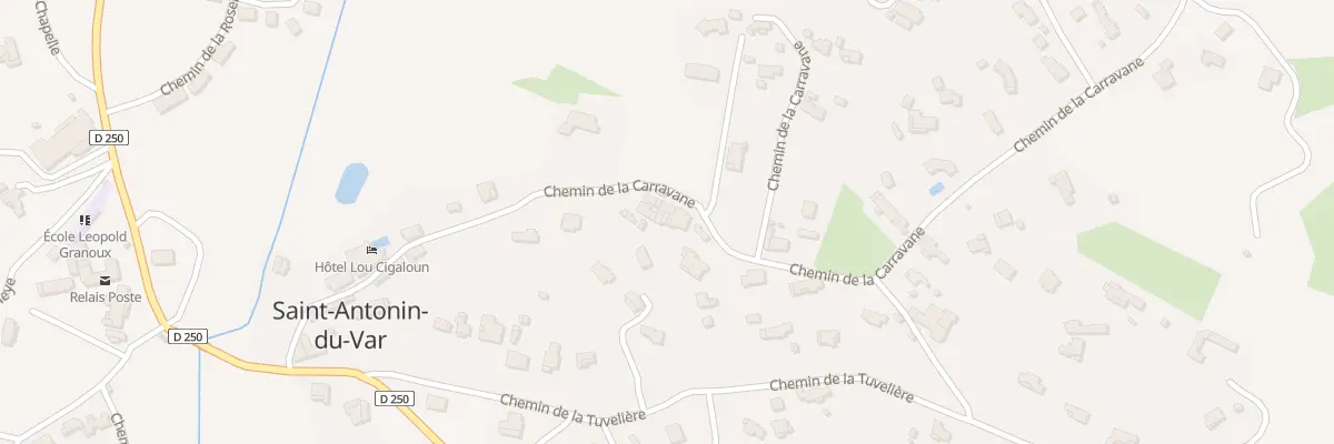 Plan du 414 Che de la Carravane à Saint-Antonin-du-Var