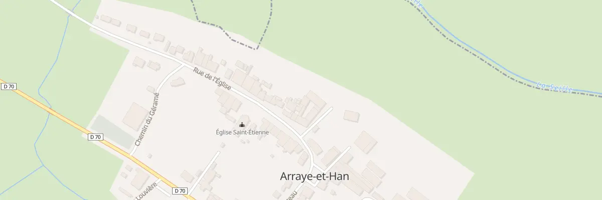Plan du 4 Rue de l’Eglise à Arraye-et-Han