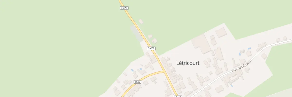Plan du 11 Rue du Haut Meix à Létricourt
