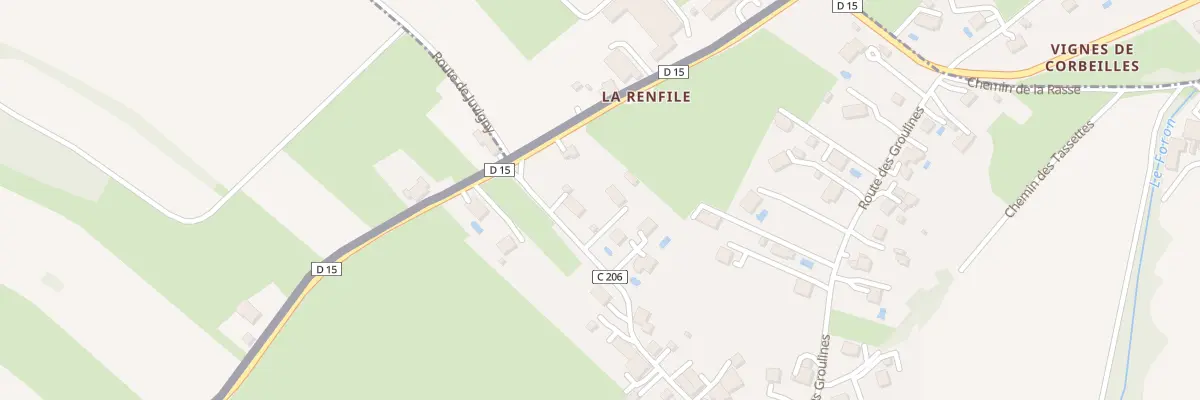 Plan du 276 Rte des Curtines à Juvigny