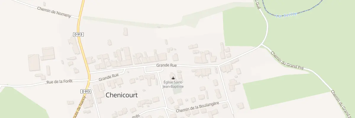 Plan du 29 Gr Grande Rue à Chenicourt