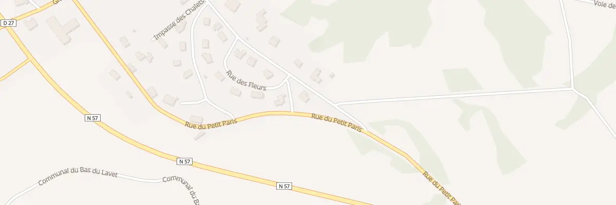 Plan du 16 Rue de Pontarlier à Fallerans