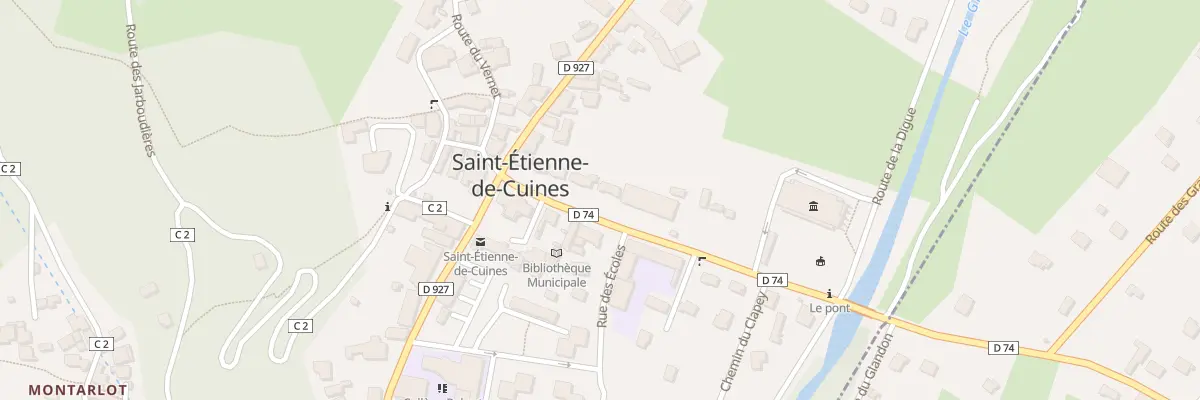 Plan du 93 Av du Glandon à Saint-Étienne-de-Cuines