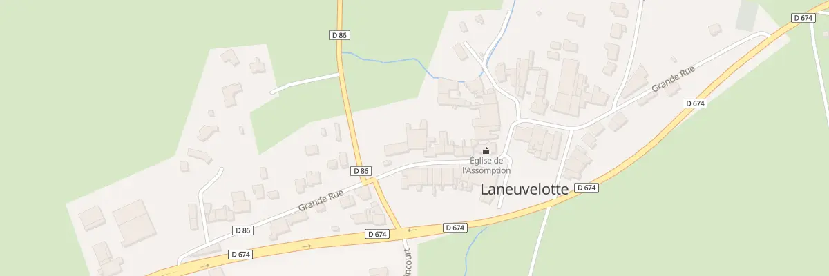 Plan du 25 Gr Grande Rue à Laneuvelotte