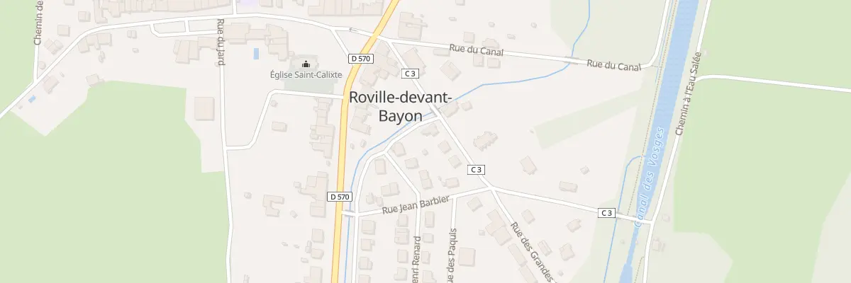 Plan du 1 Rue 4 Septembre 1944 à Roville-devant-Bayon