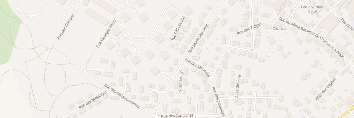 Plan du 8 Rue des Mimosas à Saint-Nicolas-de-Port